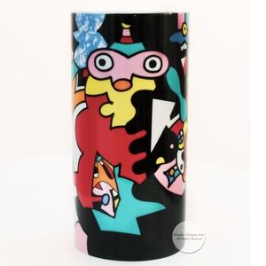 Rosenthal Otmar Alt Vase Colorful Abstract Fine China Studio Linie